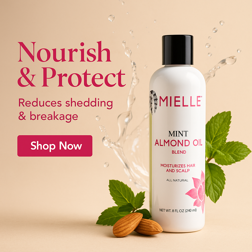 MintGlow Almond Hair & Scalp Oil
