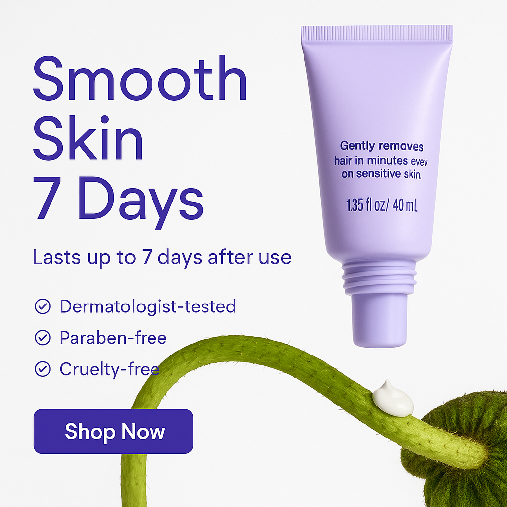 SilkEase Facial Hair Removal Cream
