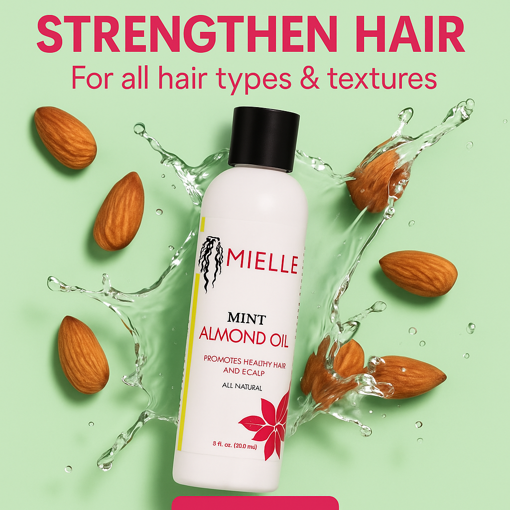 MintGlow Almond Hair & Scalp Oil